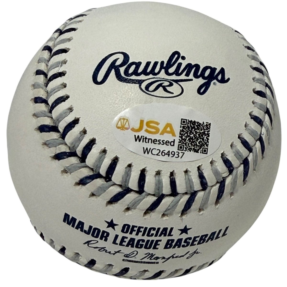 Roy White Signed New York Yankees Logo Baseball w/ 3 Insc JSA Witness COA