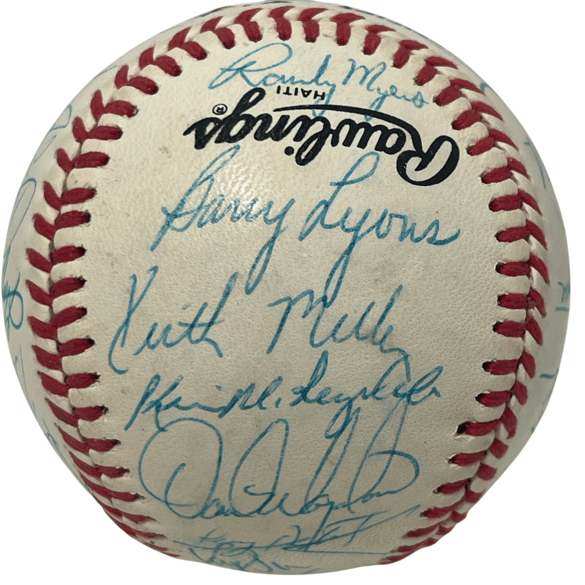 1988 New York Mets Team Signed Autograph ONL National League Baseball JSA LOA C