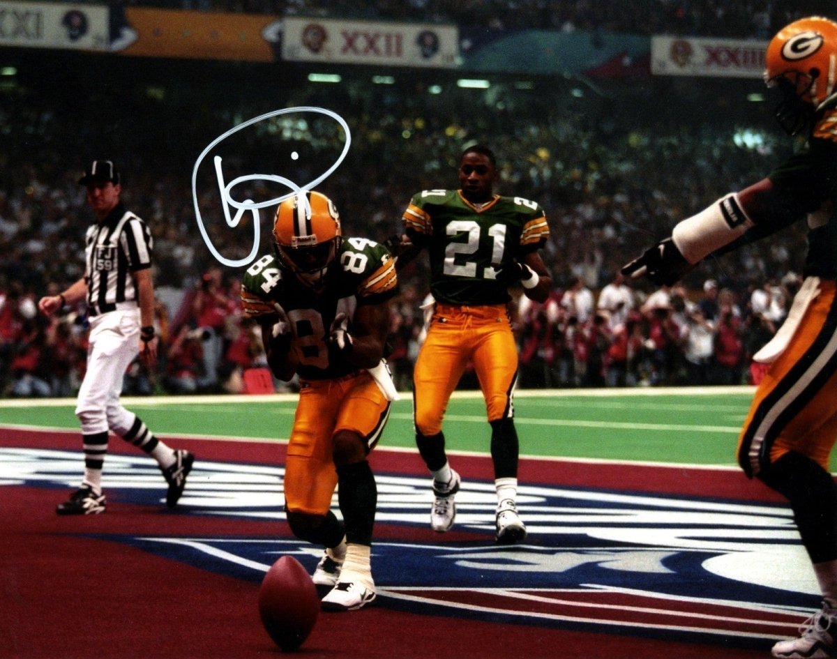 Andre Rison Signed Autographed Green Bay Packers 8x10 Photo LSCM COA #1