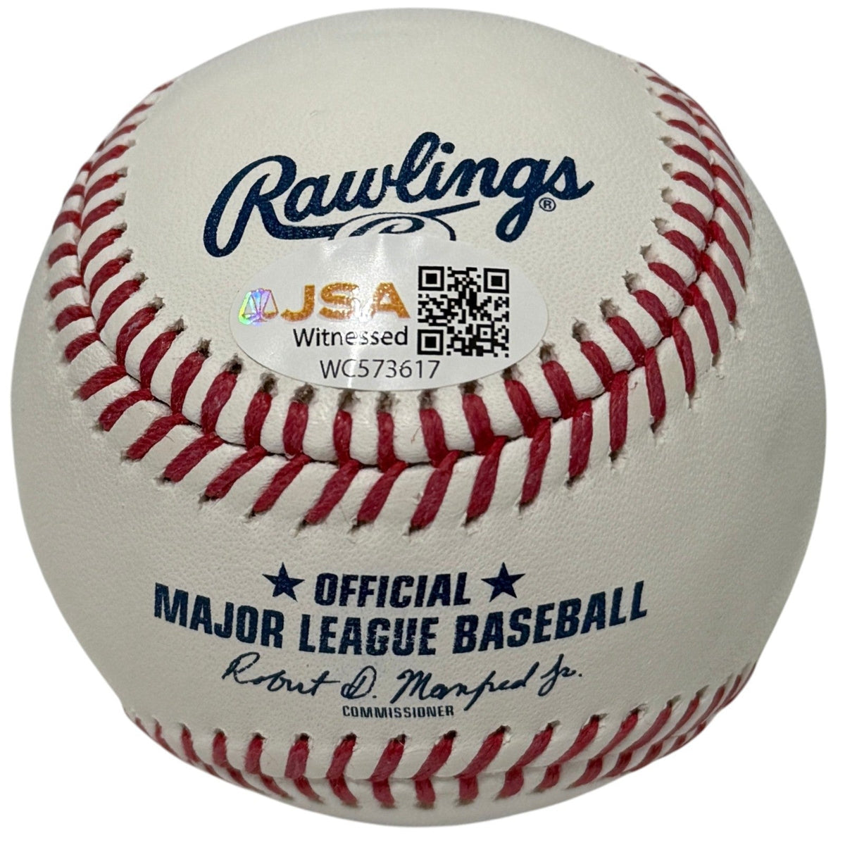 Cecil Cooper Signed Autographed ROMLB Baseball w/ 3x Stat Insc JSA Wit COA