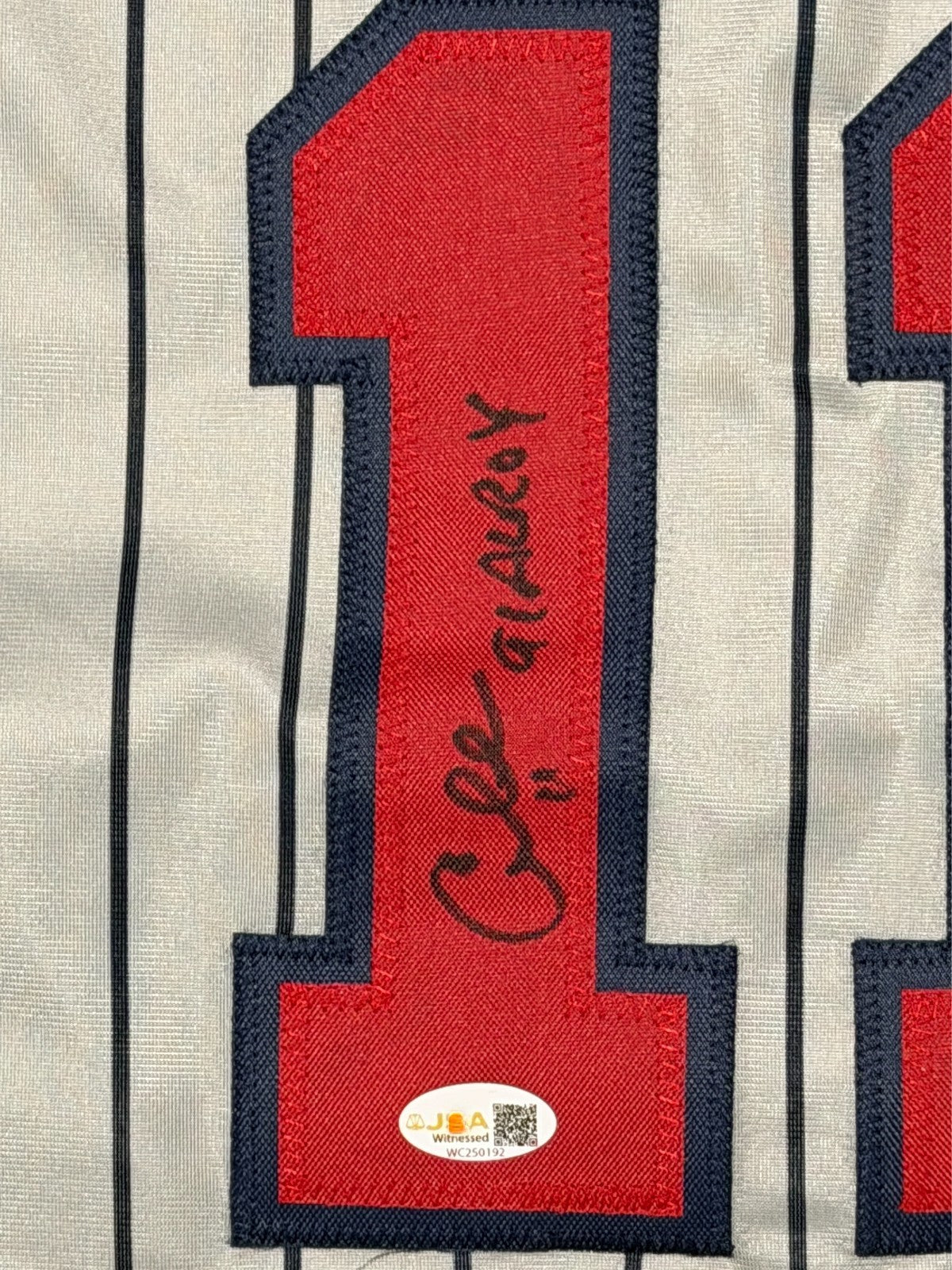 Chuck Knoblauch Signed Minnesota Twins Custom Jersey 91 AL ROY JSA Wit COA G