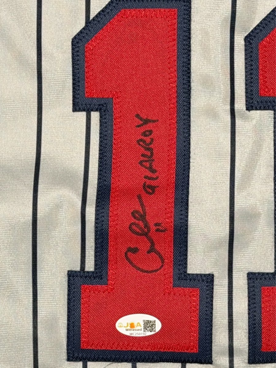 Chuck Knoblauch Signed Minnesota Twins Custom Jersey 91 AL ROY JSA Wit COA G