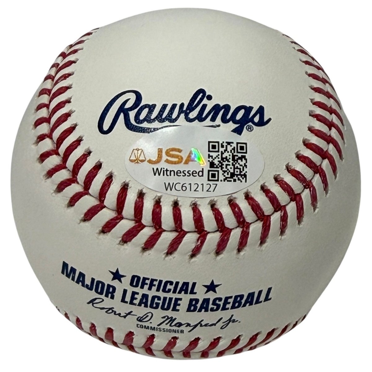 Mookie Wilson Signed ROMLB Baseball w/ It Gets Through Buckner JSA Witness COA