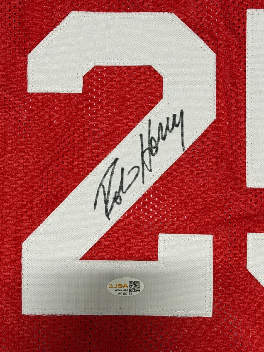 Robert Horry Signed Houston Rockets Custom Jersey JSA Witness COA