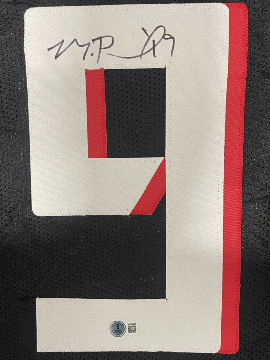 Michael Penix Jr. Signed Atlanta Falcons Custom Jersey Beckett Witness BAS COA