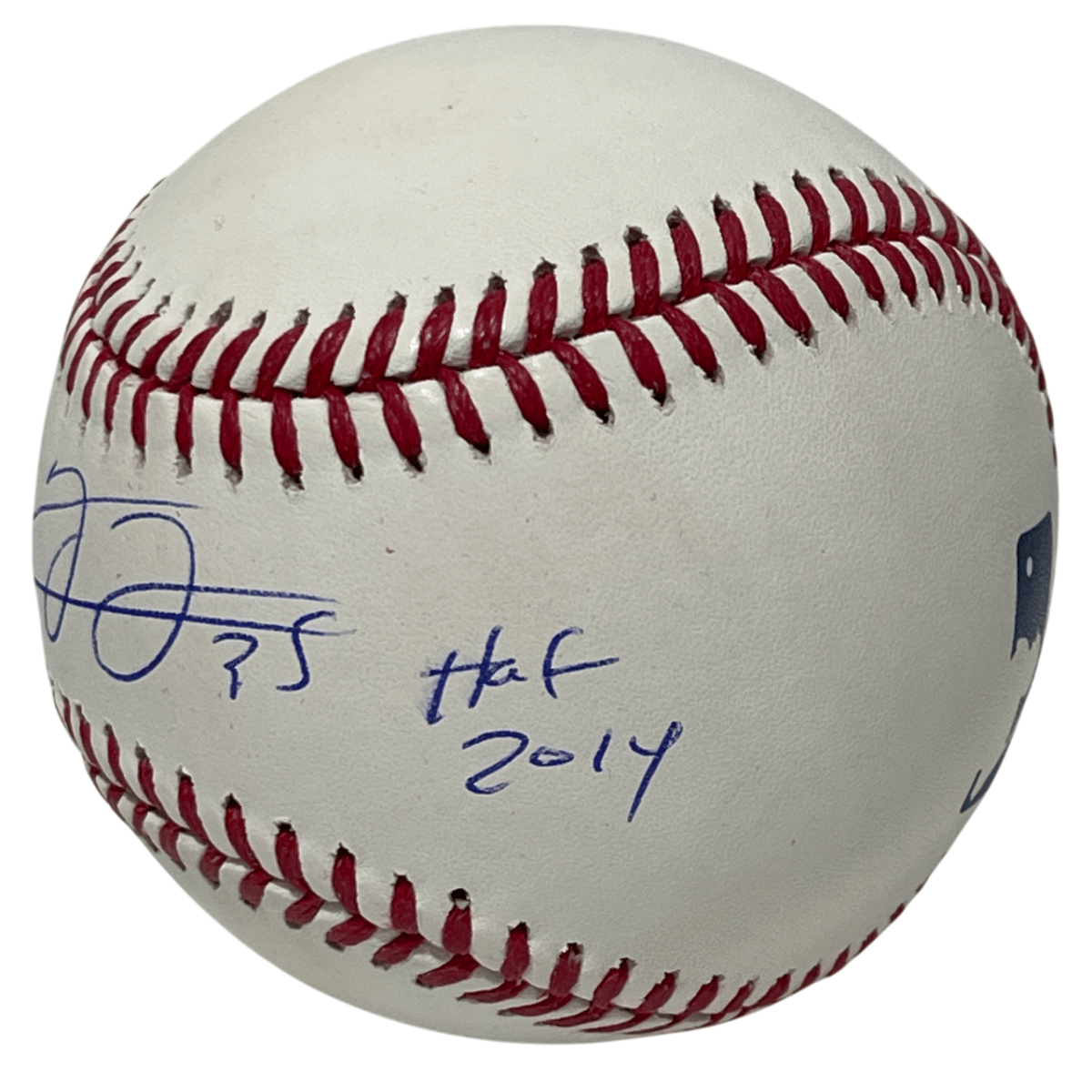 Frank Thomas Signed ROMLB Baseball w/ HOF 2014 Beckett Witness BAS COA