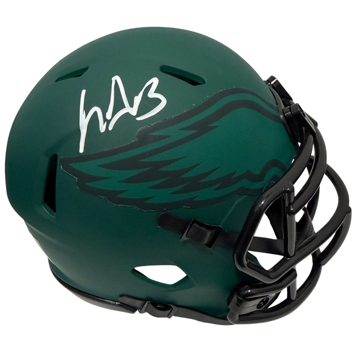 LeGarrette Blount Signed Philadelphia Eagles Rave Mini Helmet JSA Witness COA