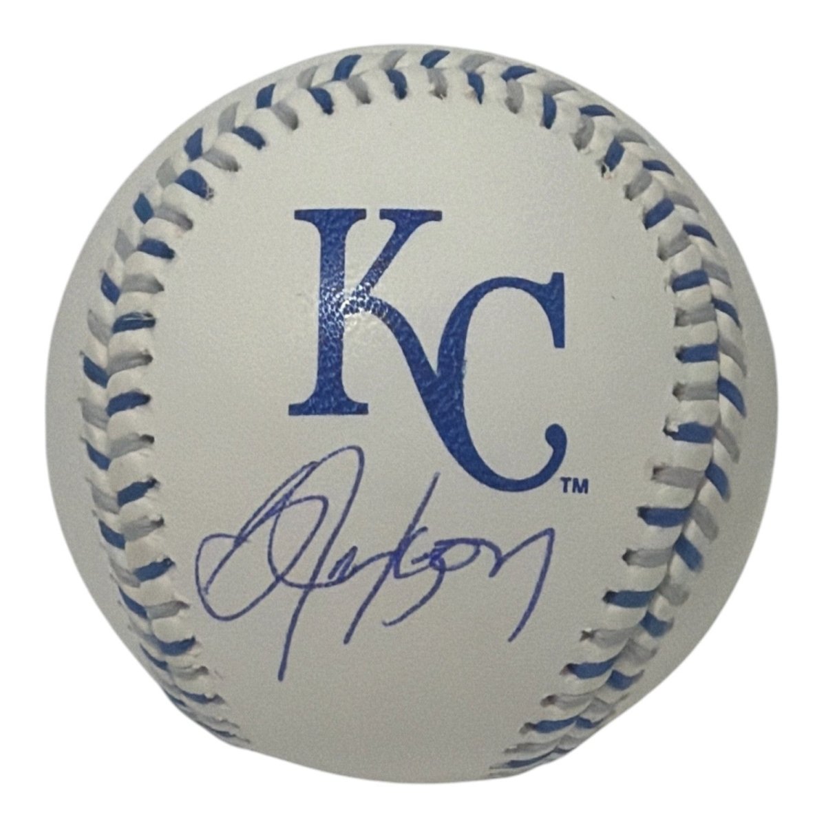 Bo Jackson Signed Autographed Kansas City Royals Logo Baseball JSA Witness COA