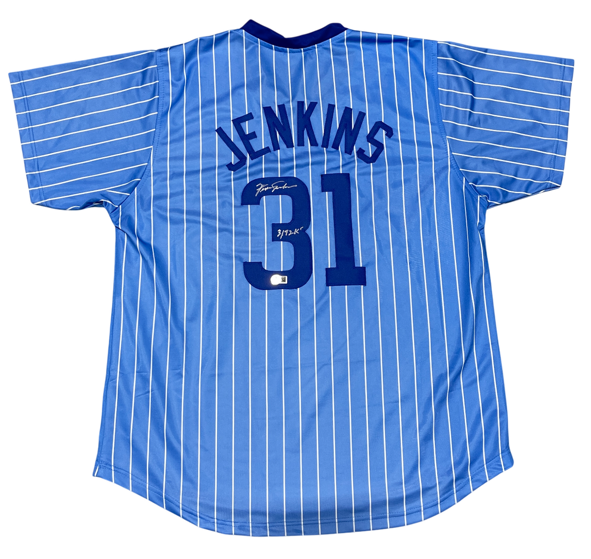 Fergie Jenkins Signed Chicago Cubs Custom Jersey w/ 3,192 Ks Beckett Wit BAS COA