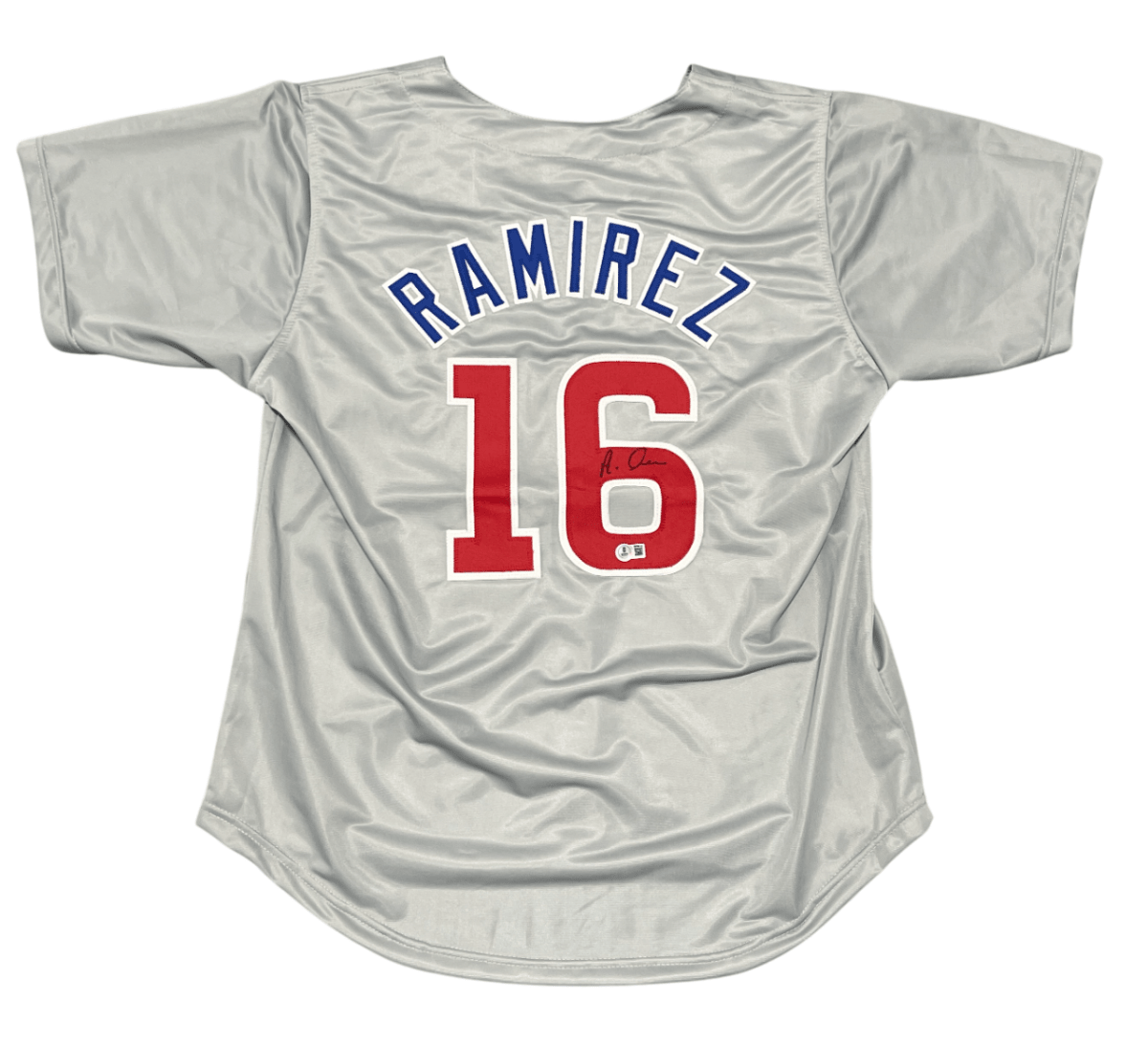 Aramis Ramirez Signed Chicago Cubs Custom Jersey Beckett Witness BAS COA