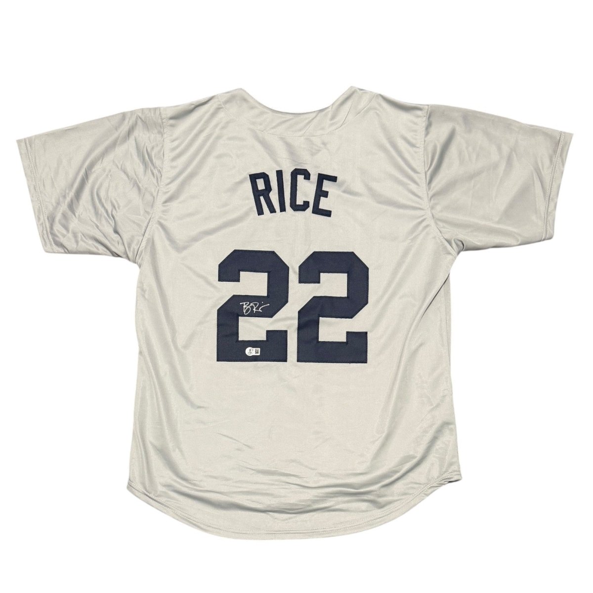 Ben Rice Signed New York Yankees Custom Jersey Beckett Witness BAS COA