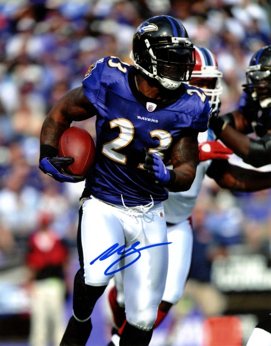 Willis McGahee Signed Autographed Baltimore Ravens 8x10 Photo LSCM COA #6