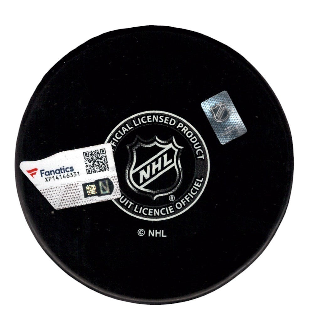 Auston Matthews Signed Autographed Toronto Maple Leafs Logo Puck Fanatics COA
