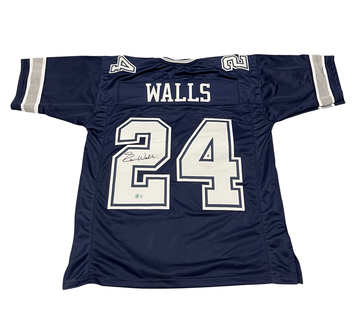 Everson Walls Signed Dallas Cowboys Custom Jersey Beckett Witness BAS COA