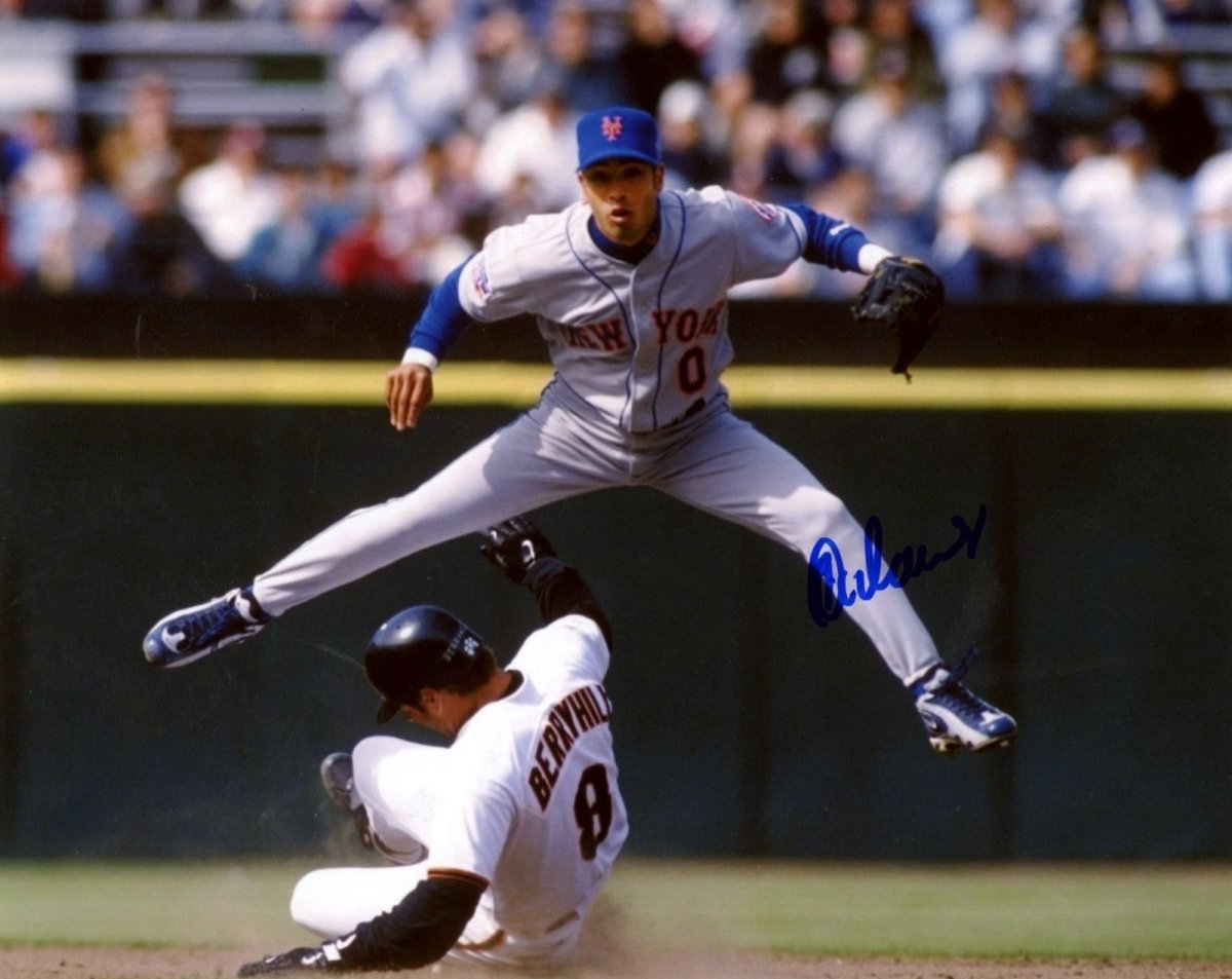 Rey Ordonez Signed Autographed New York Mets 8x10 Photo LSCM COA #5