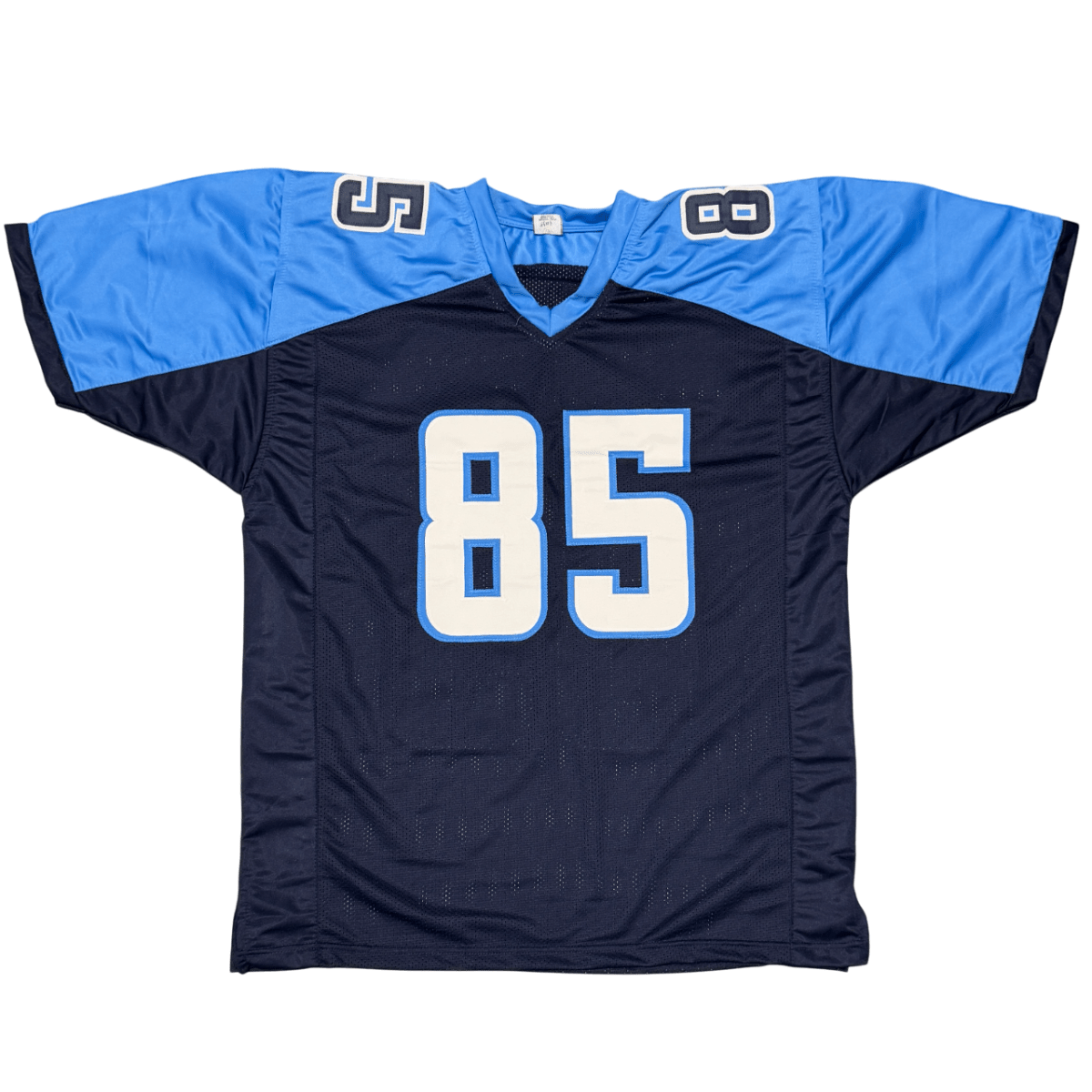 Derrick Mason Signed Autographed Tennessee Titans Custom Jersey JSA Witness COA