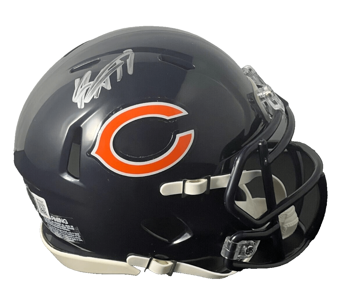 Keenan Allen Signed Chicago Bears Speed Mini Helmet Beckett Witness BAS COA