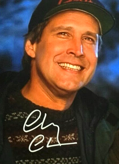 Chevy Chase &amp; Randy Quaid Dual Signed 11x14 Photo Vacation Beckett Wit BAS COA