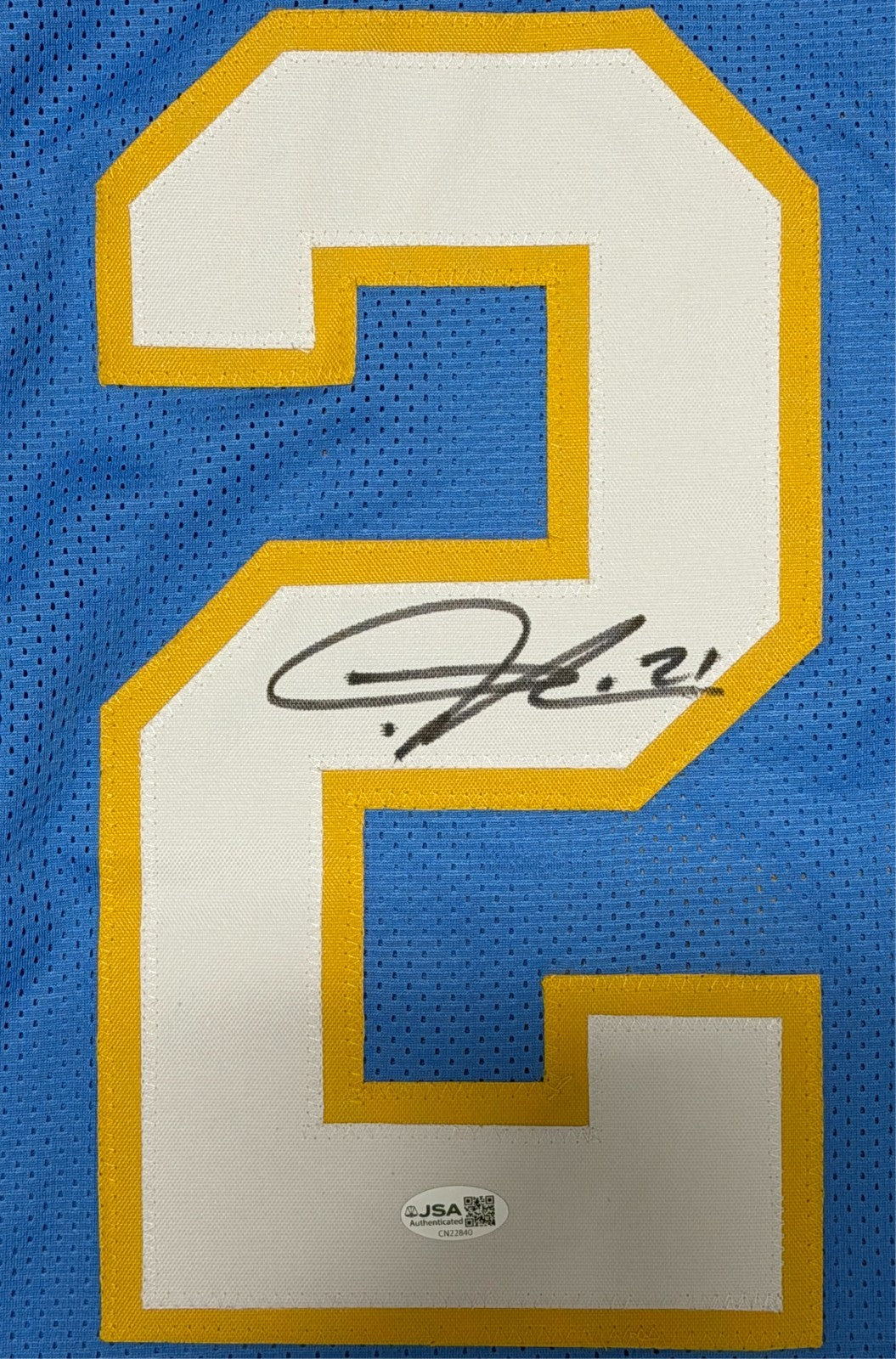 LaDainian Tomlinson Signed Autographed San Diego Chargers Custom Jersey JSA COA