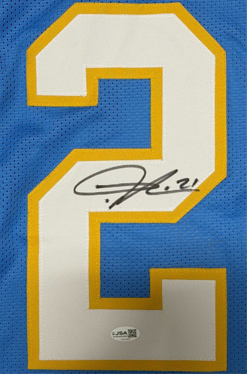 LaDainian Tomlinson Signed Autographed San Diego Chargers Custom Jersey JSA COA