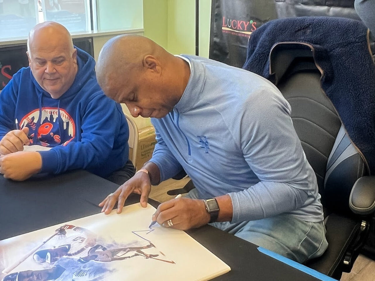 Darryl Strawberry Signed Autographed 16x20 Photo New York Mets JSA COA