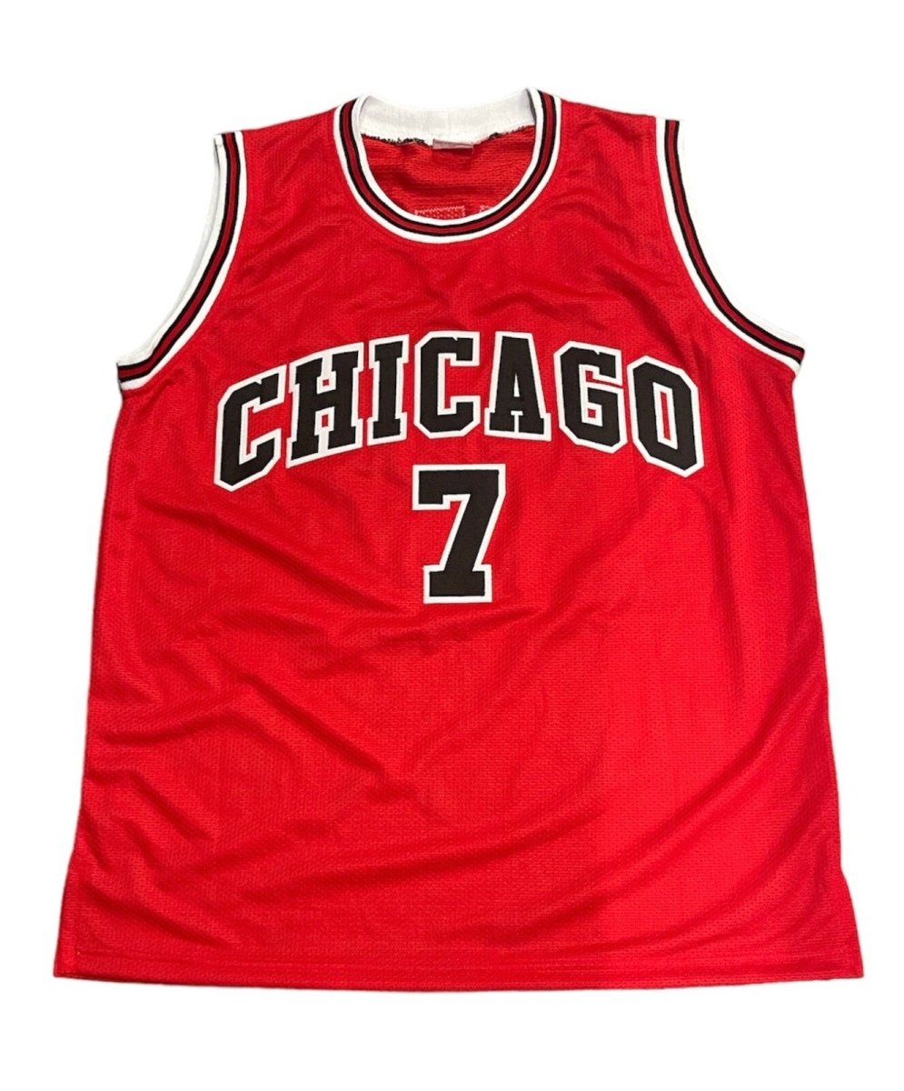 Toni Kukoc Signed Chicago Bulls Custom Jersey w/ HOF 21 Beckett Witness BAS COA