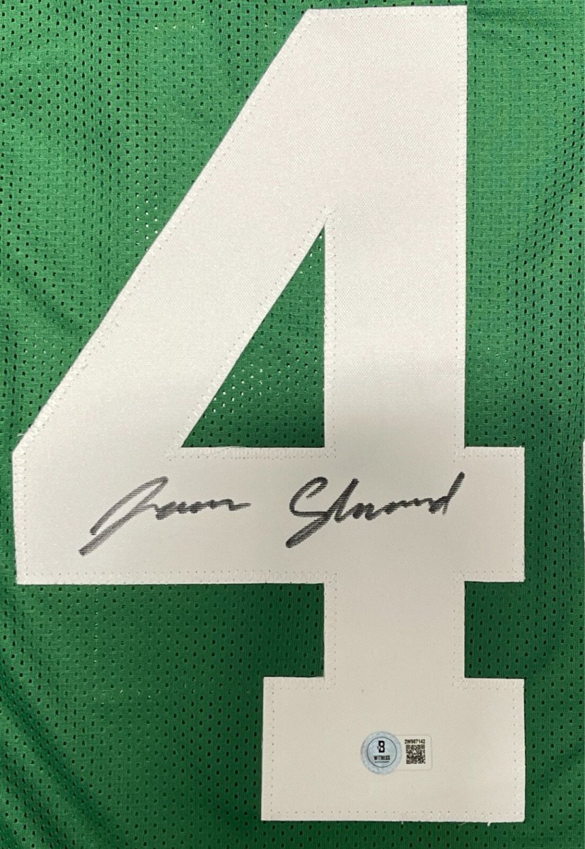 Jamien Sherwood Signed New York Jets Custom Jersey Beckett Witness BAS COA