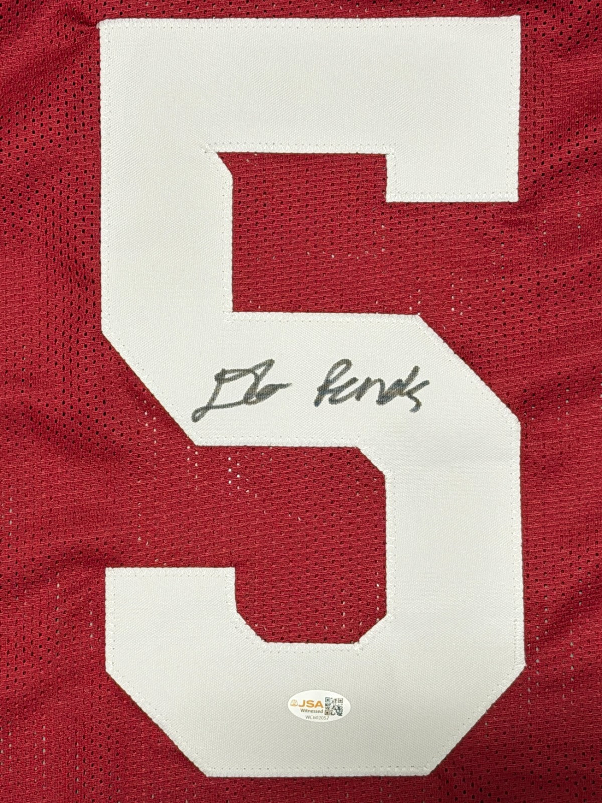 D'Angelo Ponds Signed Indiana Hoosiers Custom Jersey JSA Witness COA
