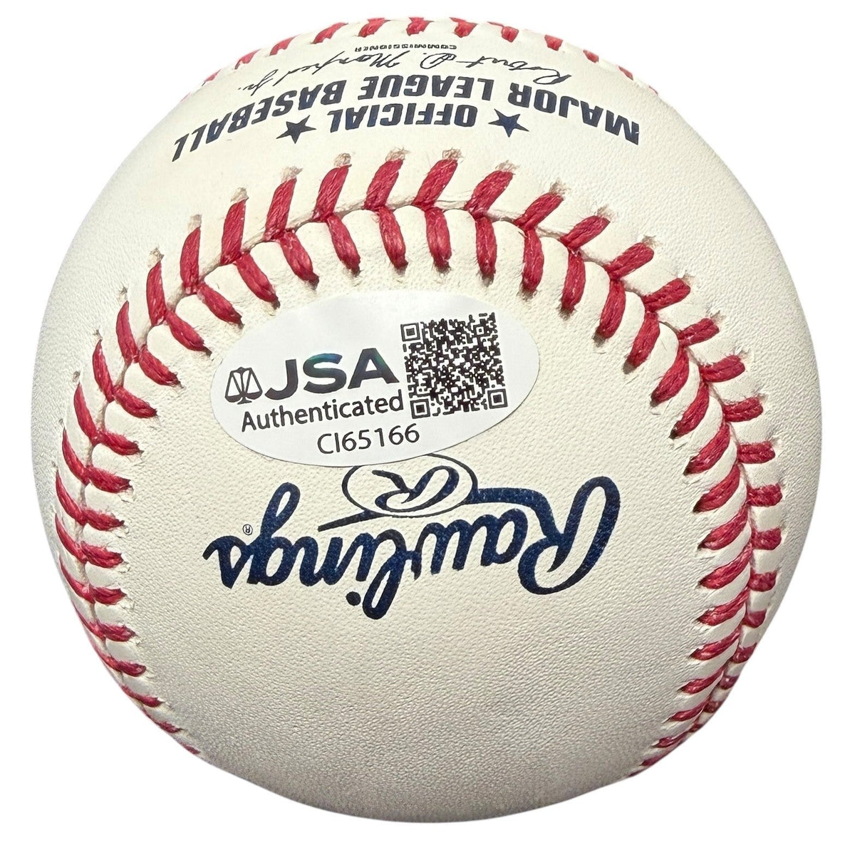 Luis Arraez Signed 20th Anniversary Petco Park Logo Baseball JSA COA SD Padres