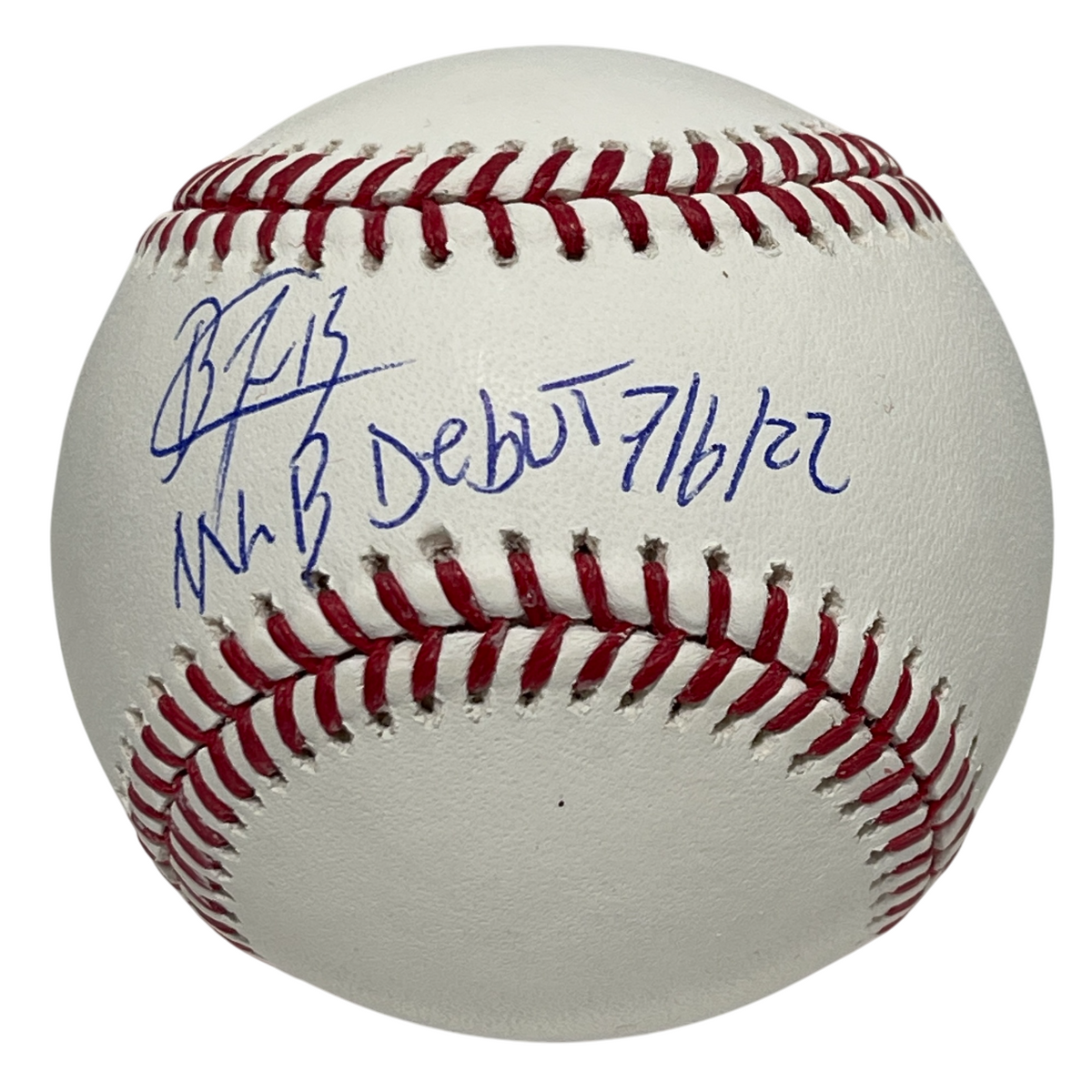 Brayan Bello Signed ROMLB Baseball w/ MLB Debut 7/6/22 Beckett BAS COA