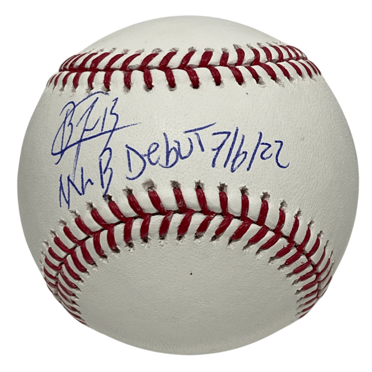 Brayan Bello Signed ROMLB Baseball w/ MLB Debut 7/6/22 Beckett BAS COA