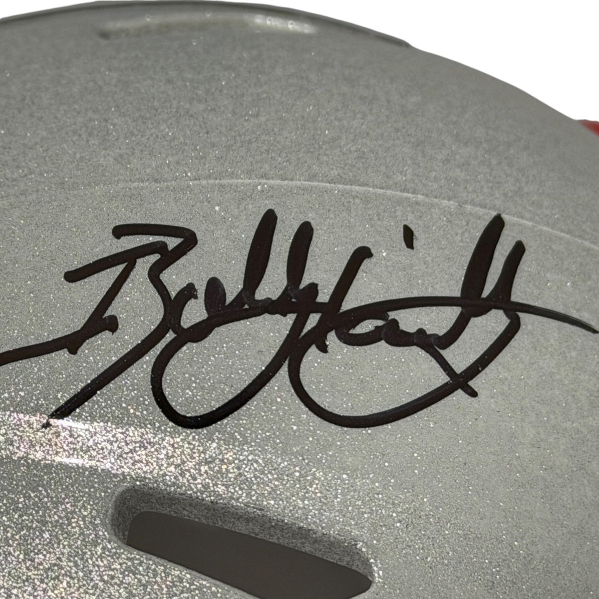 Bobby Hamilton Signed Patriots Speed Mini Helmet w/ 2x SB Champ JSA Witness COA