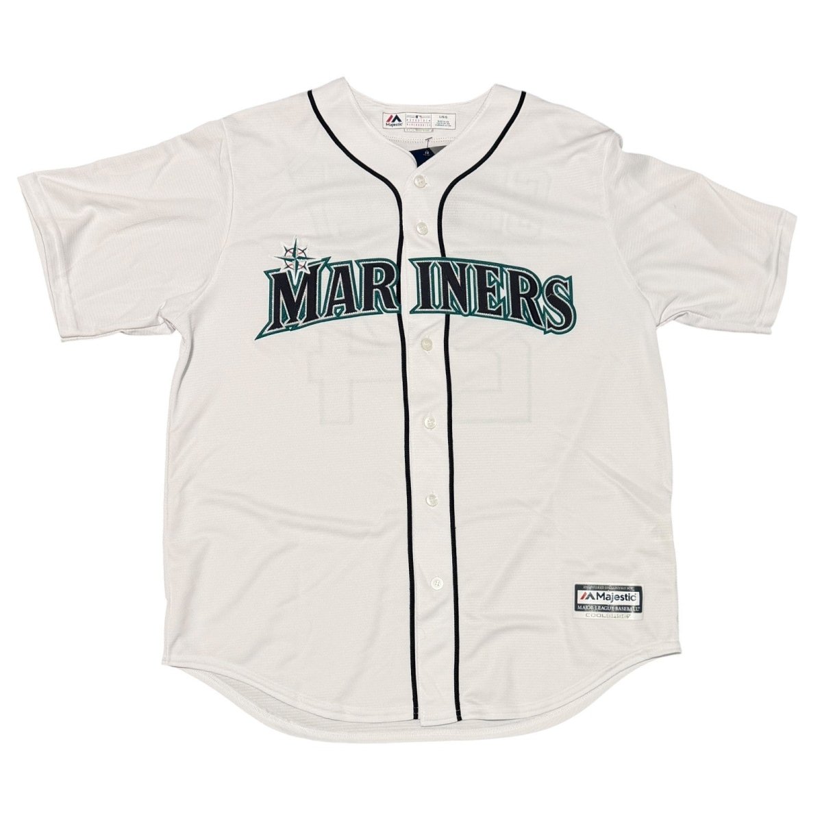 Ken Griffey Jr Signed Seattle Mariners Majestic Jersey Beckett Witness BAS COA