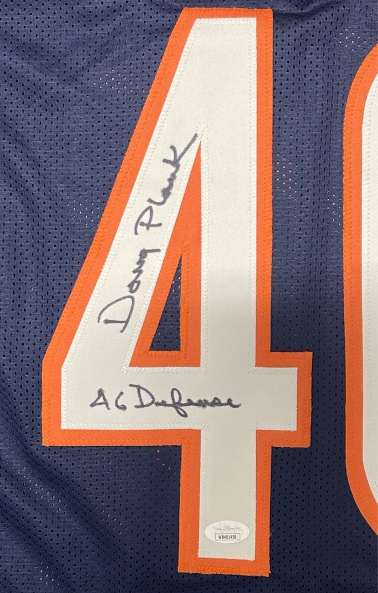 Doug Plank Signed Chicago Bears Custom Jersey w/ 46 Defense Beckett BAS COA