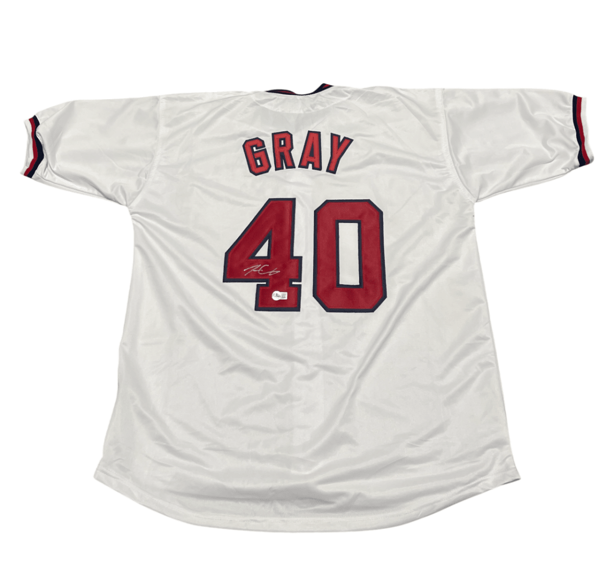 Josiah Gray Signed Washington Nationals Custom Jersey Beckett BAS COA