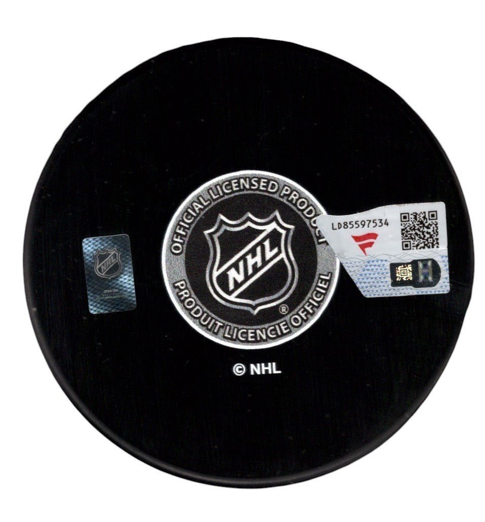 Sam Reinhart Signed Autographed Florida Panthers Logo Puck Fanatics COA