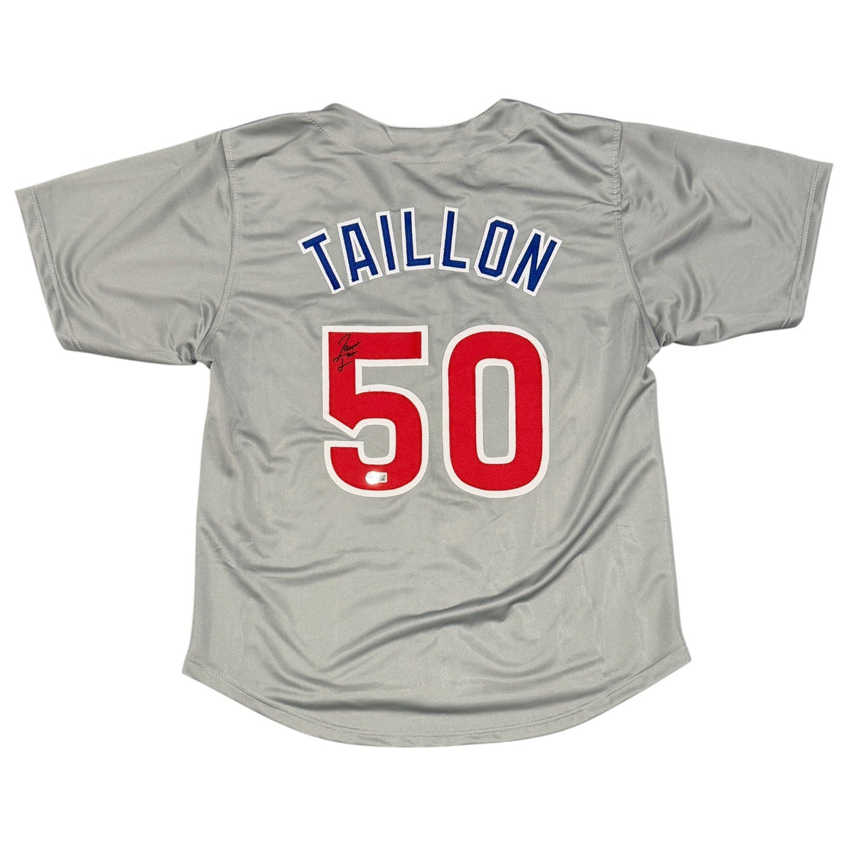 Jameson Taillon Signed Chicago Cubs Custom Jersey Beckett Witness BAS COA