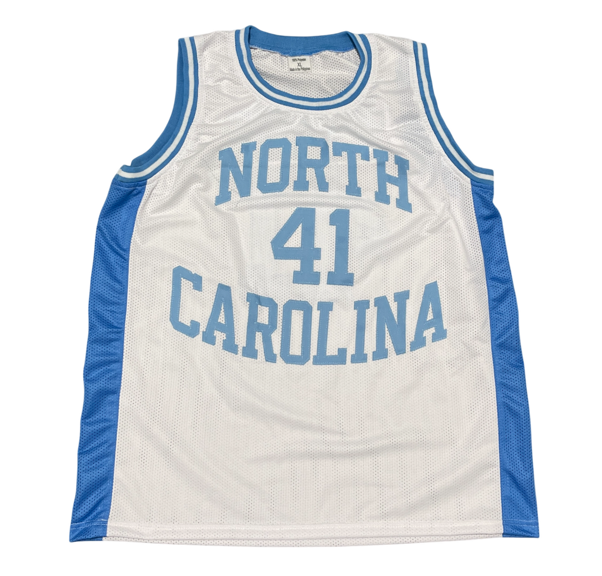 Sam Perkins Signed North Carolina UNC Custom Jersey w/ 82 Champs Beckett BAS COA
