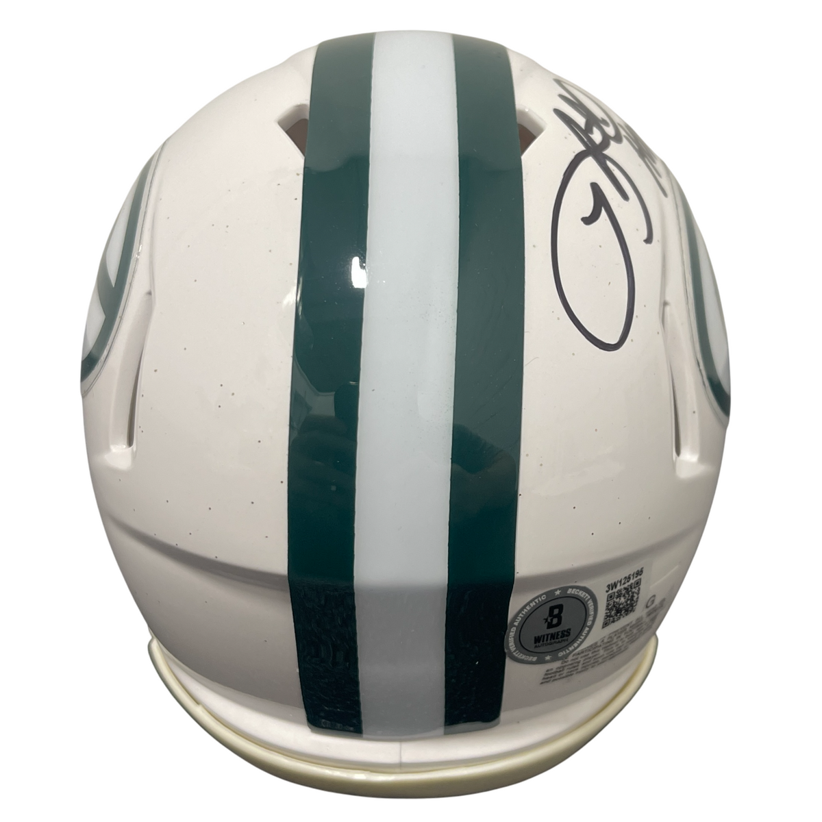 LeRoy Butler Signed Packers ALT Mini Helmet w/ HOF 22 Beckett Witness BAS COA
