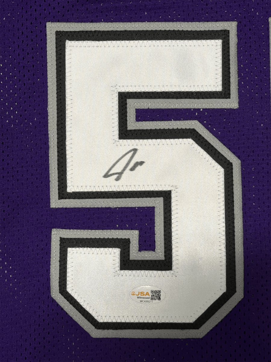 Jason Williams Signed Sacramento Kings Custom Jersey JSA Witness COA