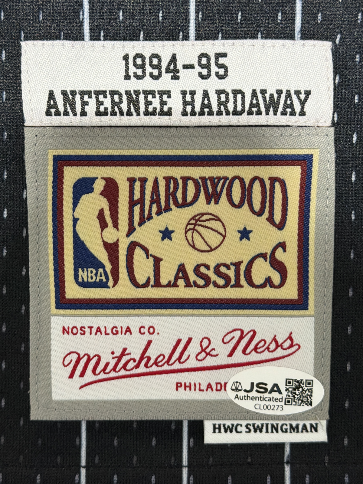 Anfernee Hardaway Signed Magic Mitchell &amp; Ness Jersey w/ #1 Penny JSA COA