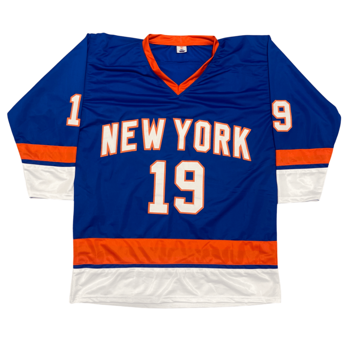 Bryan Trottier Signed NY Islanders Custom Jersey w/ HOF 97 Beckett W BAS COA