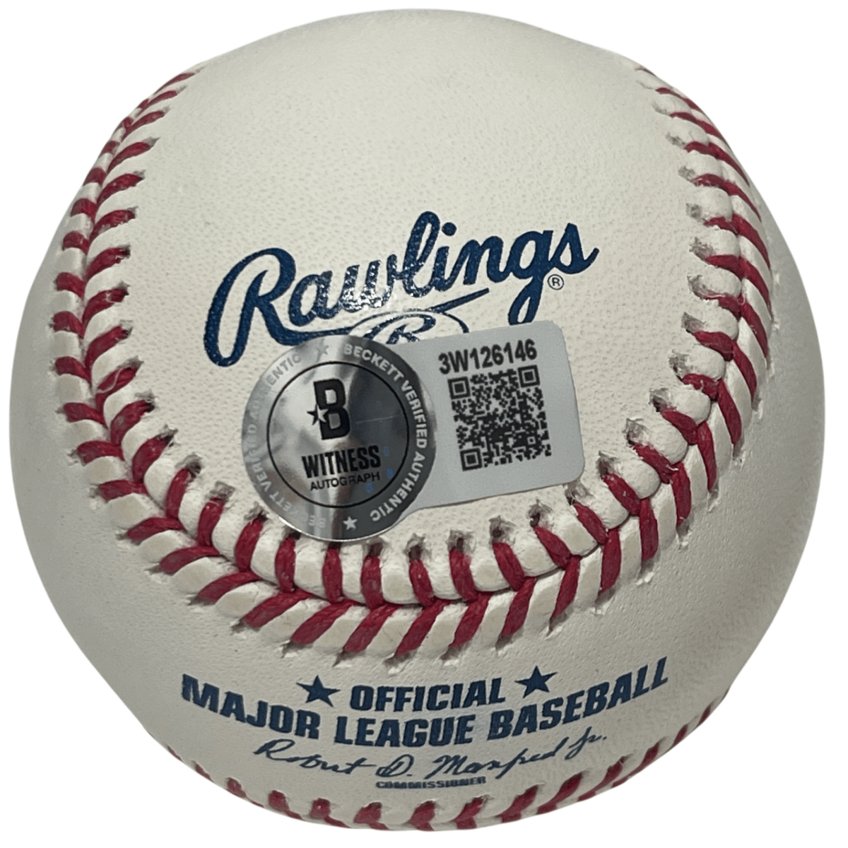 Sammy Sosa FULL NAME Signed ROMLB Baseball Beckett Witness BAS COA Cubs