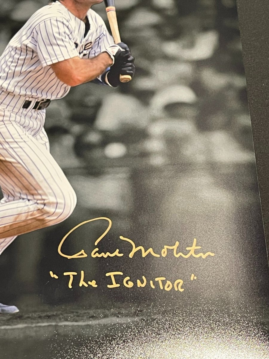 Paul Molitor Signed Milwaukee Brewers 11x14 Photo w/ The Ignitor JSA WIT COA