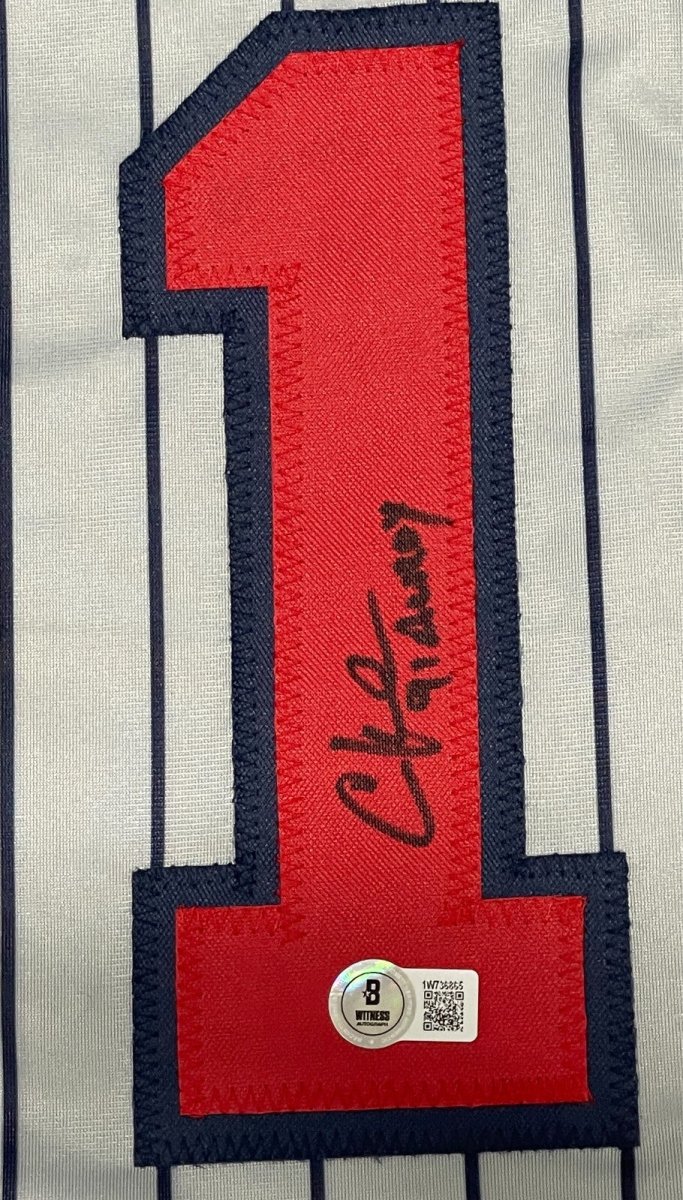 Chuck Knoblauch Signed Minnesota Custom Jersey w/ 91 AL ROY Beckett W BAS COA