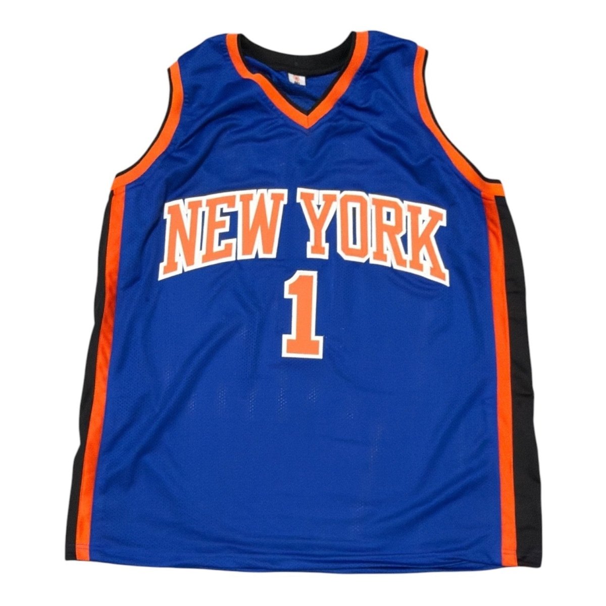 Steve Francis Signed Autographed New York Knicks Custom Jersey JSA Witness COA