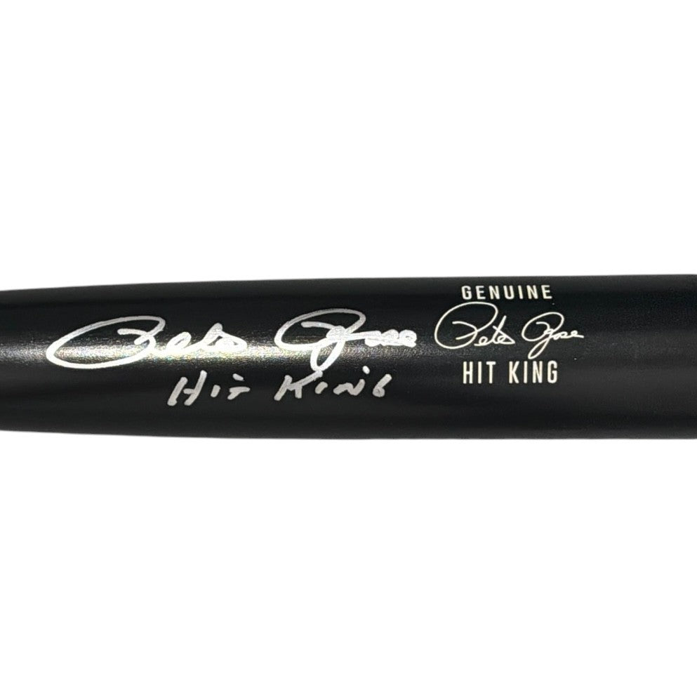 Pete Rose Signed Autographed Genuine Hit King Black w/ Hit King FITERMAN COA