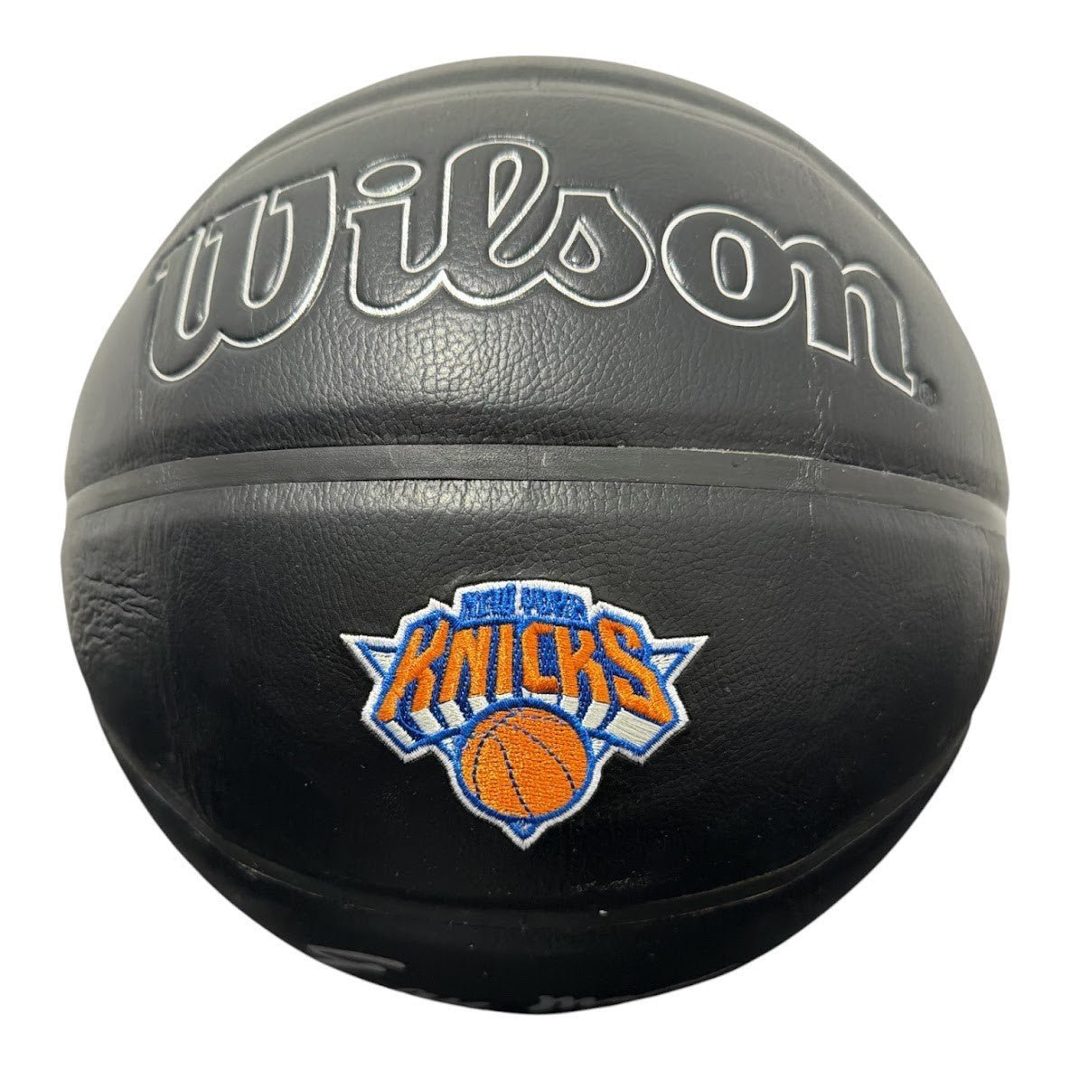 Earl Monroe Signed Black New York Knicks Wilson NBA Basketball JSA Witness COA