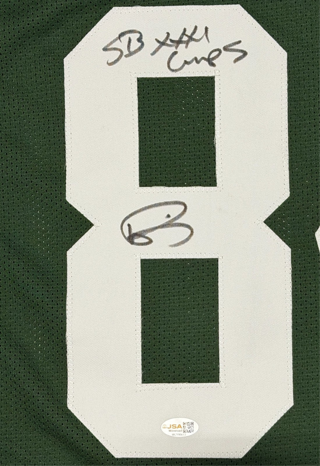 Andre Rison Signed Packers Custom Jersey w/ SB XXXI Champ JSA Witness COA