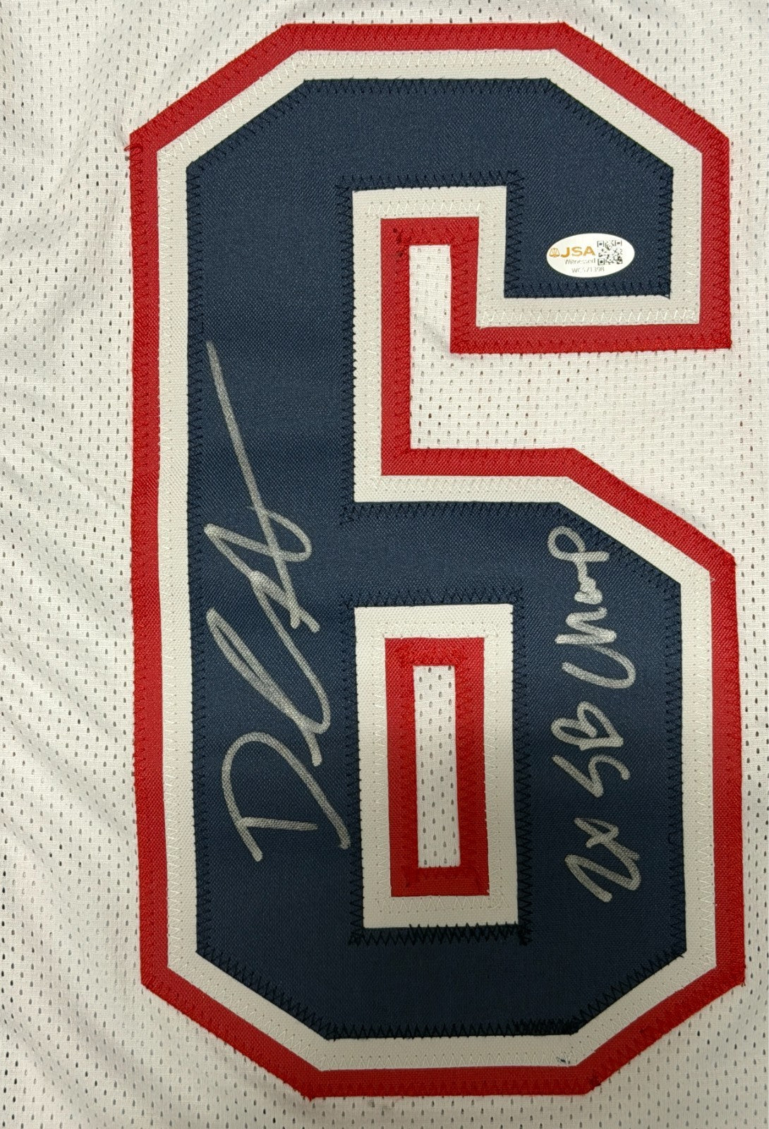 David Andrews Signed Patriots Custom Jersey w/ 2x SB Champ JSA Witness COA